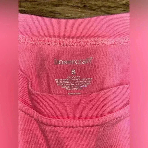 Oversized Clemson Shirt Size Small Pink - Picture 3 of 10